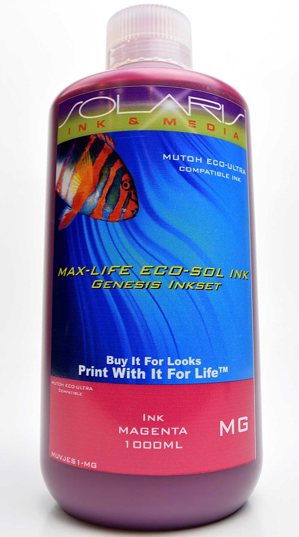 Mutoh Eco-Ultra Ink Magenta 1 Liter
