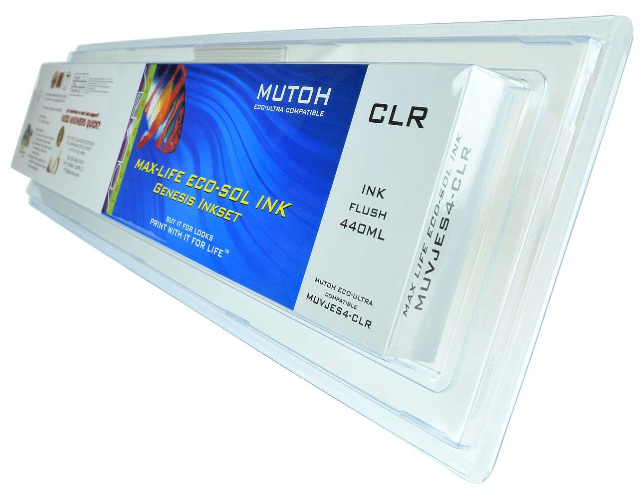 Mutoh Eco-Ultra 440ML Clear Flush Cartridge
