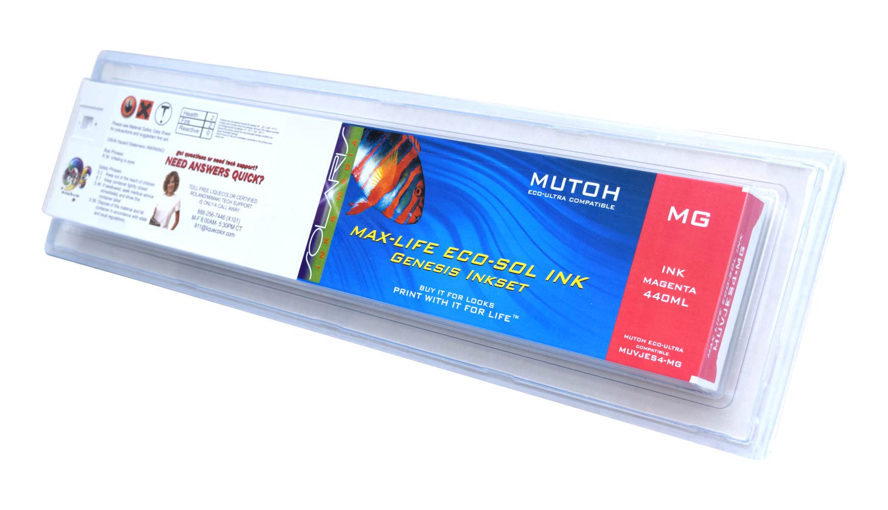 Mutoh Eco-Ultra 440ML Magenta Cartridge