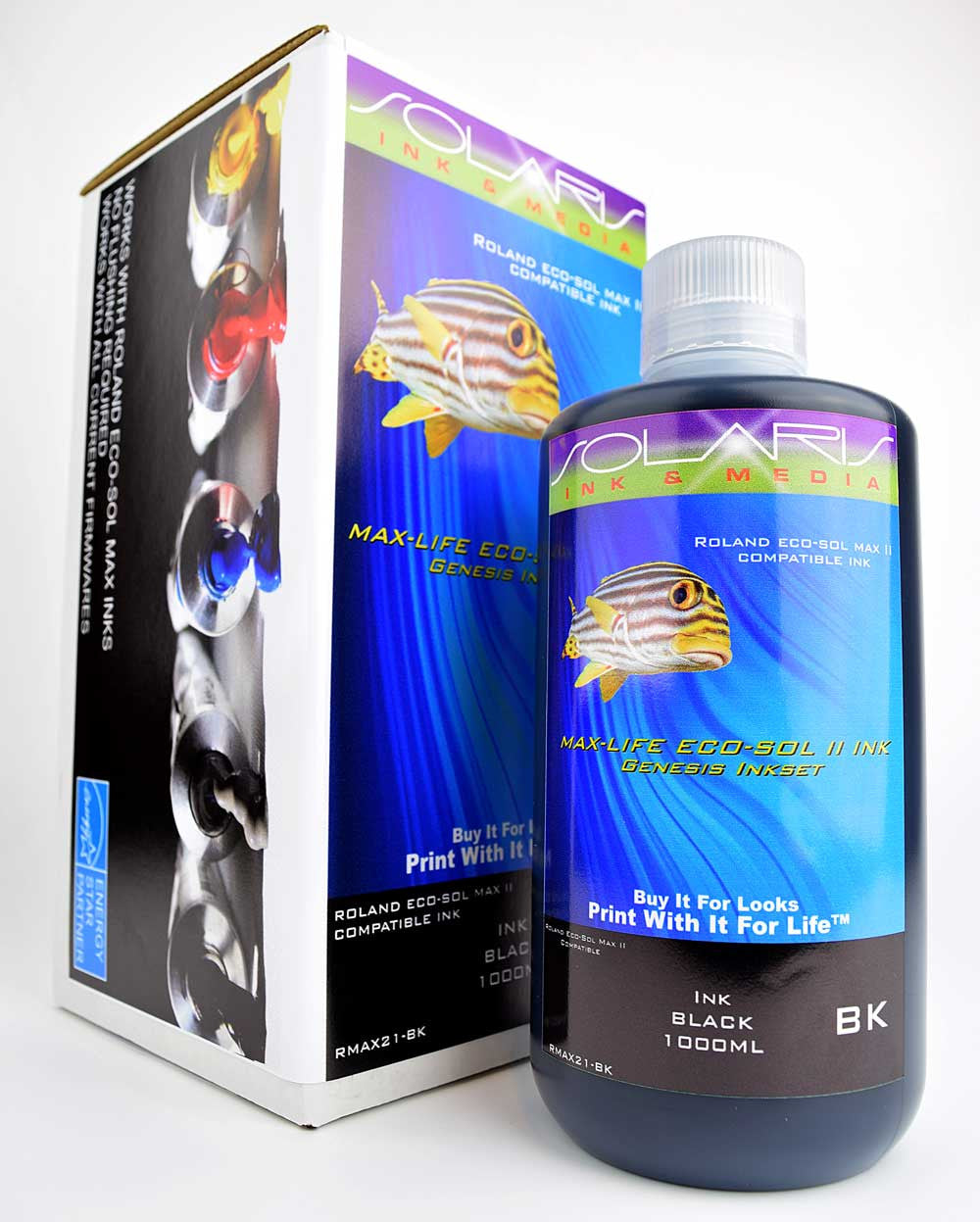 Roland Eco-Sol Max 2 Ink Black 1 Liter