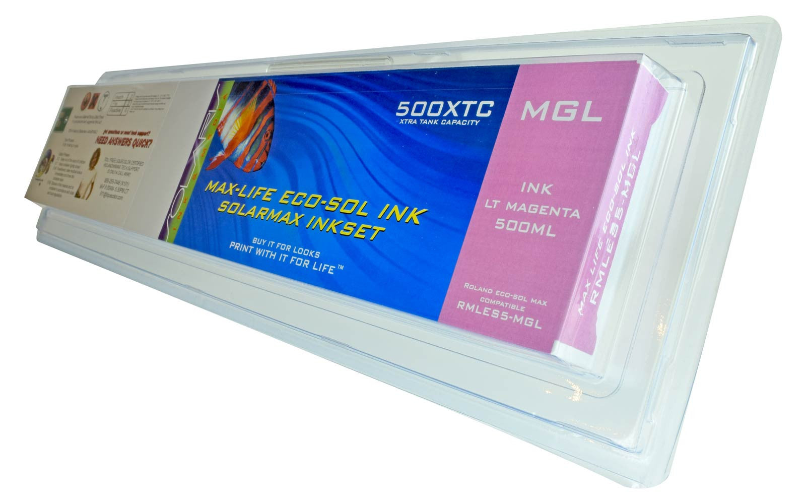 Compatible Roland Eco-Sol Max 500ML Light Magenta 